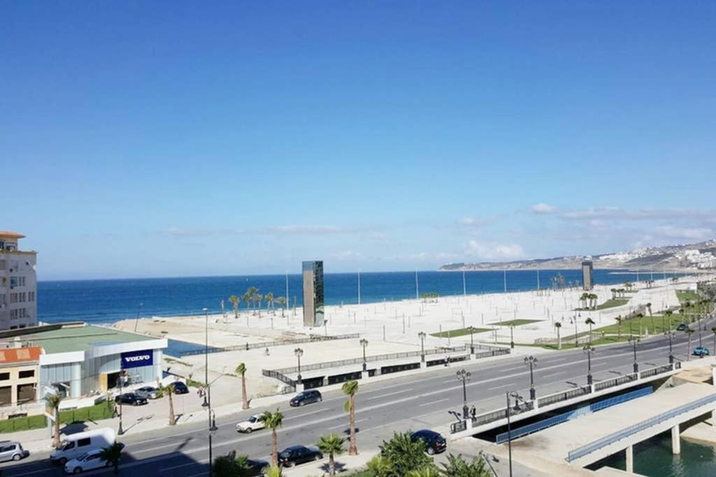 Vue sur Mer Avec 2 Terrasses - 100m² - Sur la Côte Tânger Exterior foto